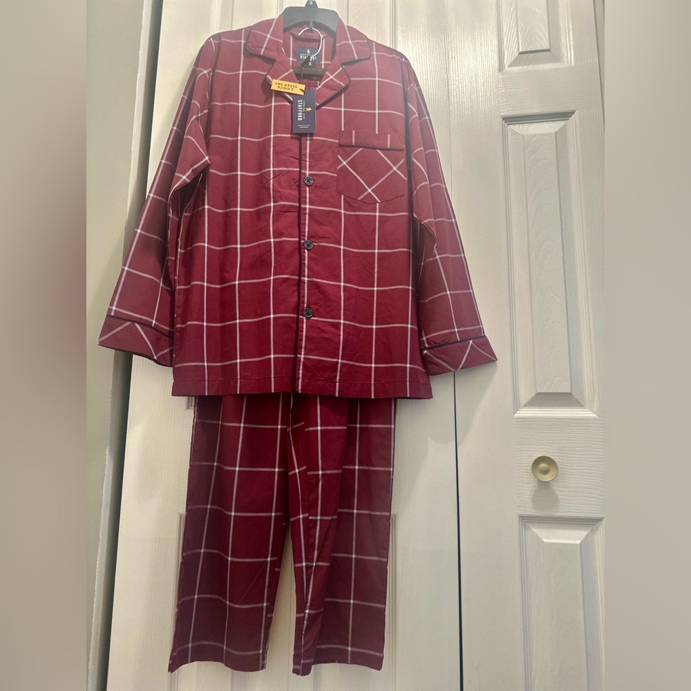 Sleepwear Stanfford 2 Piece Set  NWT Burgundy
